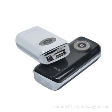 Power bank in cheapest newest style, 1,500-2,600mAh capacity